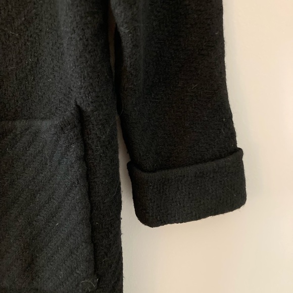 MSCH Copenhagen Cassidy Cole Cardigan Size S/M Lambswool Long Line Snap Front - Picture 4 of 6